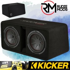 Kicker CompR 10" Bass Box Vented Loaded Enclosure KA48DCWR102